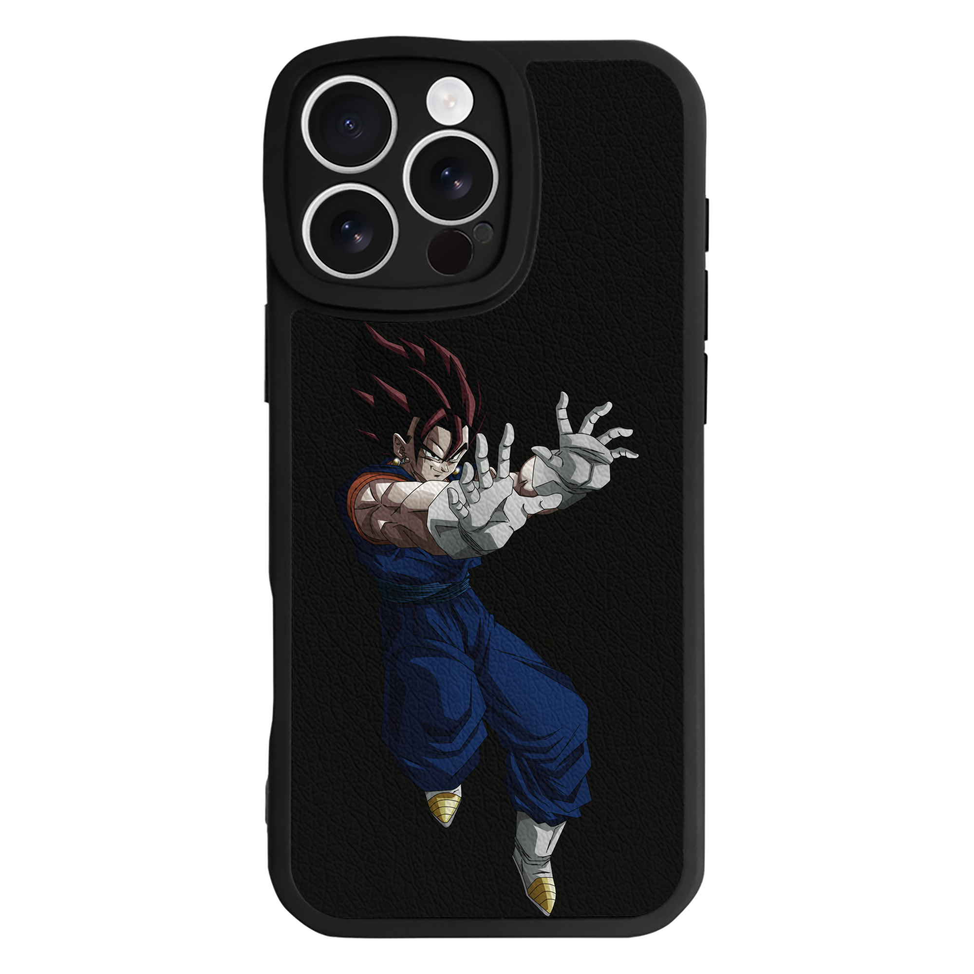 （画像用） ドラゴンボール ベジット DRAGON BALL Vegetto 【iPhone 16シリーズ対応】シリコンスマホケース（レザー調） 材質：シリコン